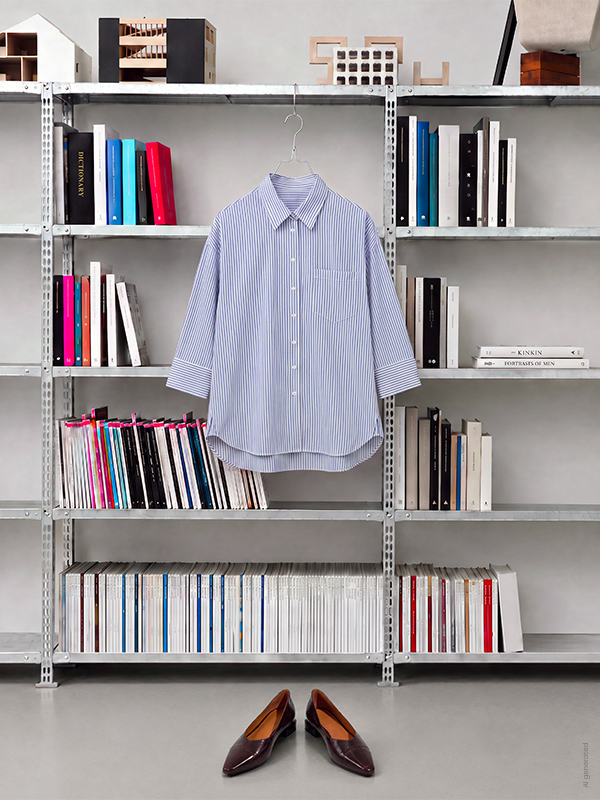 Chemise oversize en popeline