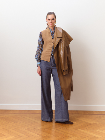 Gilet côtelé