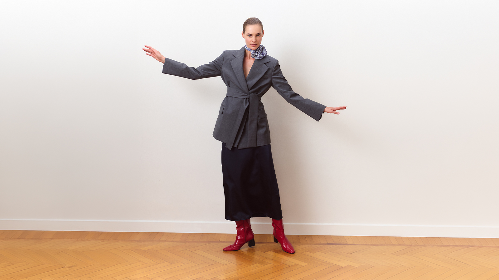 Veste ceinturée