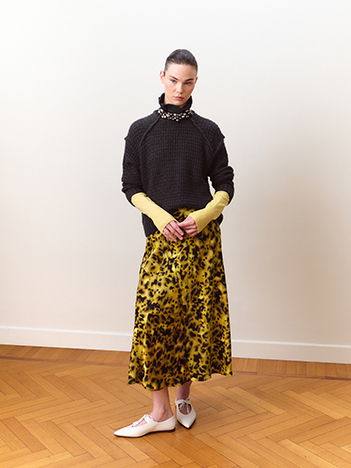 Pull en maille gaufrée